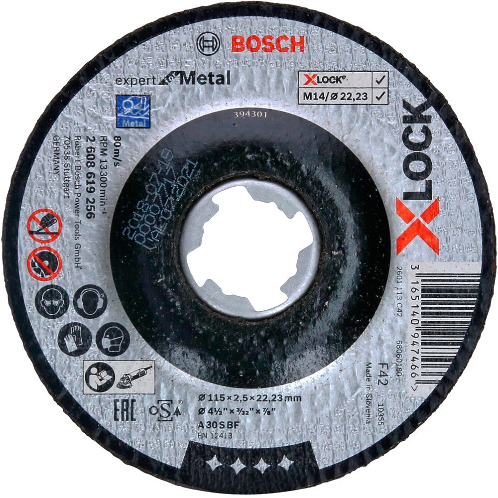Bosch X-Lock Expert Metal 115x2.5 mm