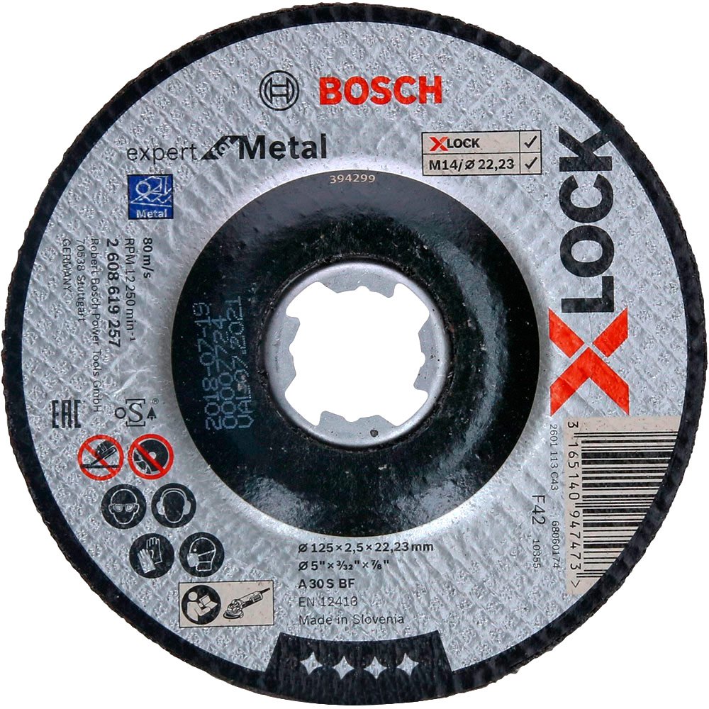 Bosch X-Lock Expert Metal 125x2.5 mm