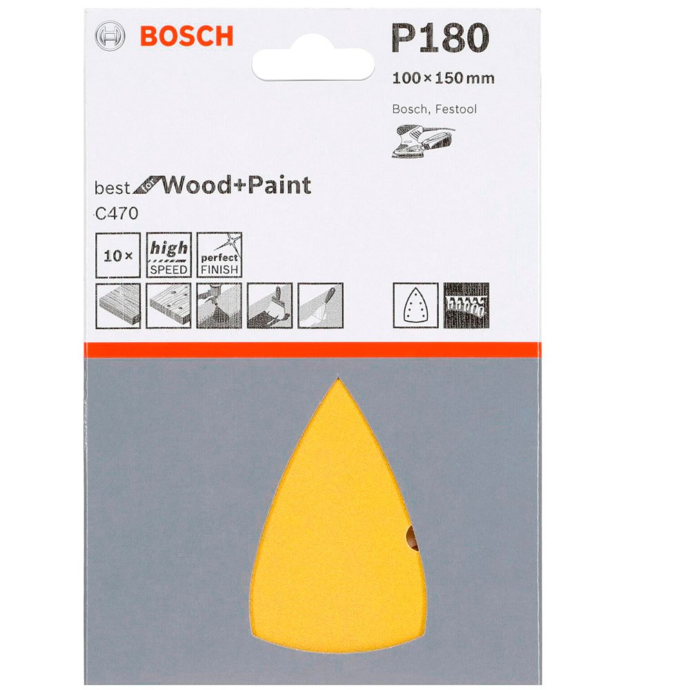 Bosch C470 Grit 180 100x150 mm 10 Units
