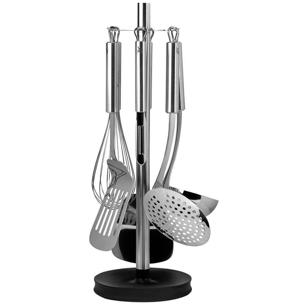 Cater Aanval aflevering Wmf Profi Plus Kitchen Set With Stand 7 Pieces Silver, Bricoinn