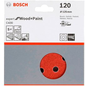 Bosch C 430 D125 mm Wood Grit 120 5 Units