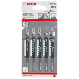 Bosch 5 Stichsägeblätter T 144 D