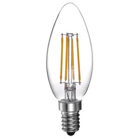 Edm LED Filament Candle Bulb E14 4W 550 Lumens 3200K