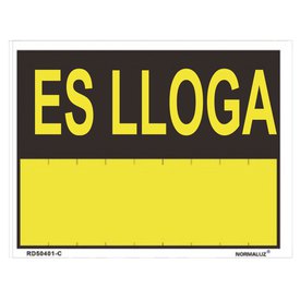 Normaluz Es Lloga Sign 45x70 cm