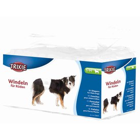 Trixie Male Dogs Diapers 30-46 cm 12 Units