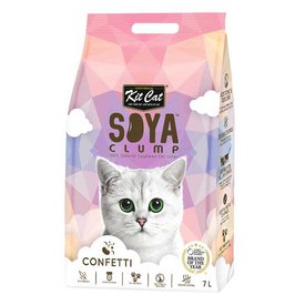 Kitcat Arena Biodegradable SoyaClump Soybeen Eco Litter Confetti 7L