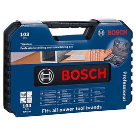 Bosch Professional 103 Pieces Drill Bits And Tips Set 103 Units