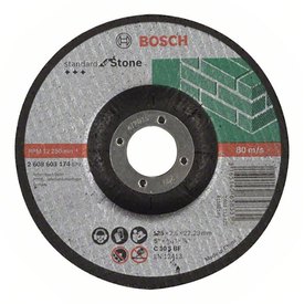 Bosch Standard Concave 125x2.5 mm Stone Cutting Disc