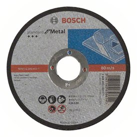 Bosch Droit Standard 115x2.5 mm Métal Disque