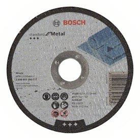 Bosch Disco Metal Standard Recto 125x2.5 mm