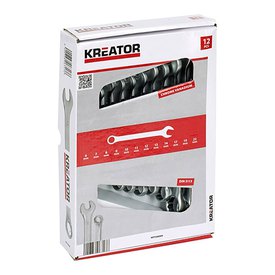 Kreator KRT 500009 6-22 mm 6-22 mm Jeu De Clés Mixtes 12 Unités