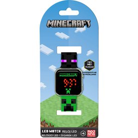 Kids licensing Horloge LED Minecraft