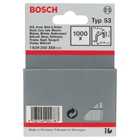 Bosch 53 11.4x0.74x14 mm Staples 1000 Units