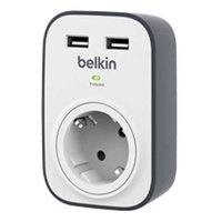 Belkin BSV103VF Wtyczka + 2 USB Adapter