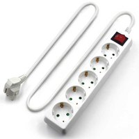 Eminent Multiprise EW3916 Shuko 5 Sockets With Switch
