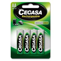 Cegasa Batterie AA Ricaricabili 1x4