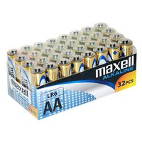 Maxell Box 32 Batteries Lr6 Aa