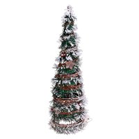 Oem Rattan Weihnachtsbaum 30 LEDS 60 cm