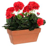 mica-decorations-artificial-geranium-plant-for-balcony