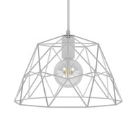 Creative cables Textile Dome Hanging Lamp 1.2 m With Light Bulb