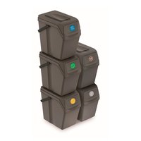 prosperplast-sortibox-recyclingbehalter-mit-griff-125l-5-einheiten