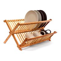 5-five-78103-foldable-bamboo-dish-drainer