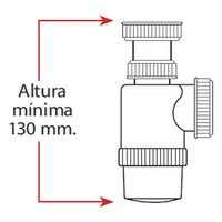 Mirtak 1´´ 1/2´´ Ausziehbare Mini-Siphon-Flasche