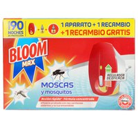 Bloom Max Moscas & Mosquitos Apto.Eléctrico + 2 Recs 2 U