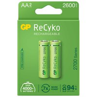 gp-batteries-recyko-lr06-2600mah-aa-rechargeable-batteries-2-units