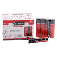 Olympia Batterie Alcaline AAA Top Power 24 Unità