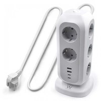 Ewent EW3861 Power Strip 11 Outlets With Switch