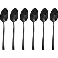 Sambonet Rock PVD Espresso Matte Stainless Steel Spoon Set 6 Units
