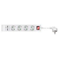 Goobay 55481 1.4 m Power Strip 4 Outlets With Switch