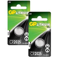 Gp batteries Lithium CR2025 Blase 1