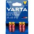 Varta Piles 1x4 Longlife Max Power Micro AAA LR03