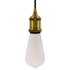 Creative cables Braided Textile Hanging Lamp 1.2 m With Light Bulb