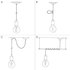 Creative cables Textile And Metal Hanging Lamp 1.2 m
