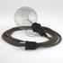 Creative cables RD73 ZigZag 5 m Hängelampe Für Lampenschirm Mit UK-Stecker